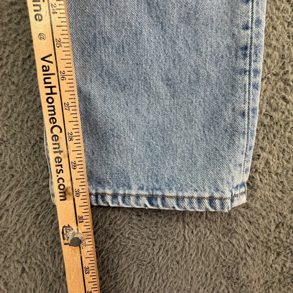 Levis 501-0193 Mens‎ Vintage 1996 Made in USA Light Wash Straight Jeans 34x32